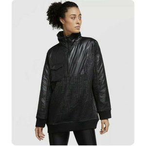 Nike Womens City Ready 1/4 Zip Training Oversized Hooded Jacket